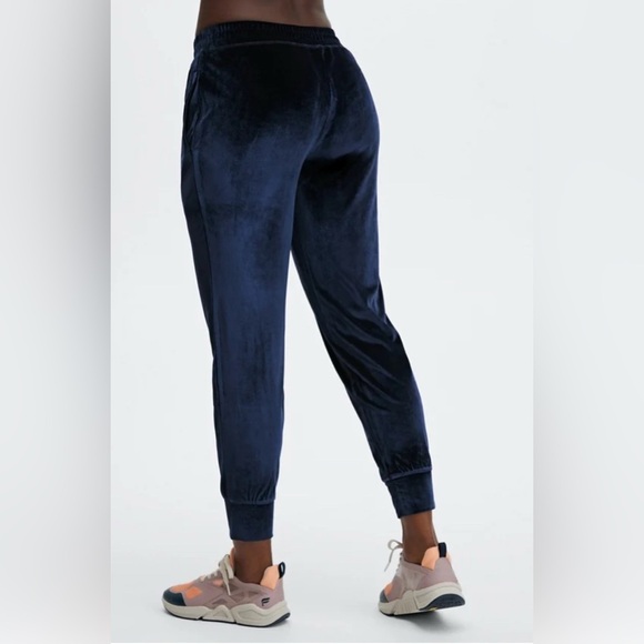 Fabletics Daria Blue Velour Jogger Woman’s Sweatpants XS - Picture 10 of 13